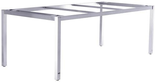 TISCHGESTELL Silberfarben - Silberfarben, Design, Metall (210/100/74cm) - Zebra Süd