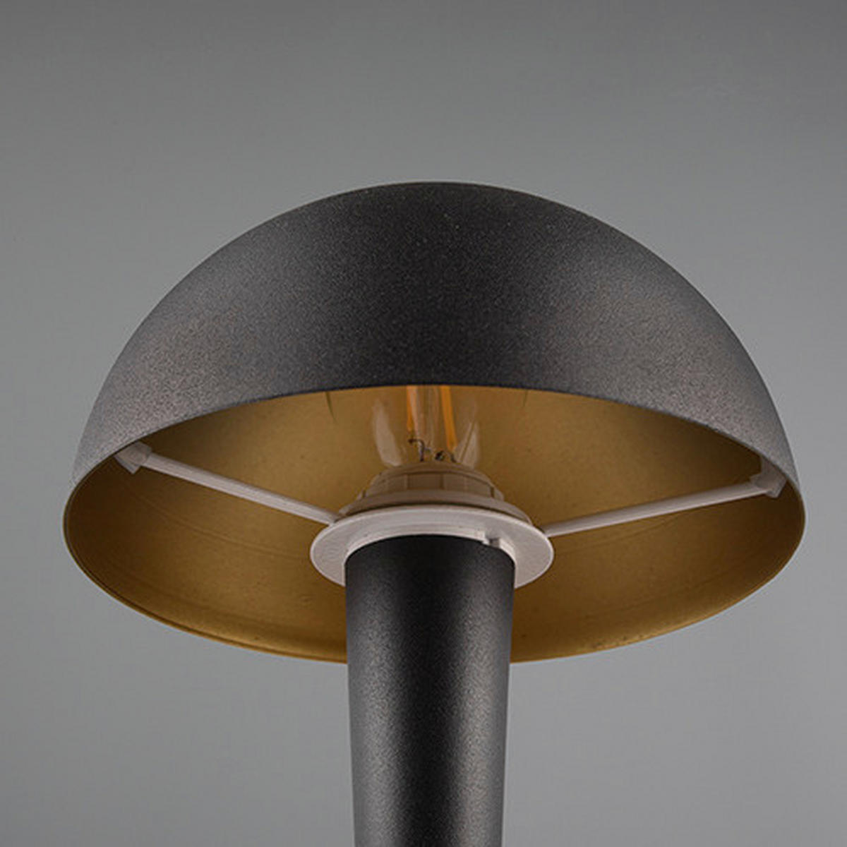 BORDSLAMPA Canaria 15/26,5 cm   - svart/guldfärgad, Basics, metall (15/26,5cm)