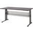 SCHREIBTISCH Eichefarben, Lärchefarben - Eichefarben/Lärchefarben, Design, Metall (160/70-80/80cm) - Carryhome