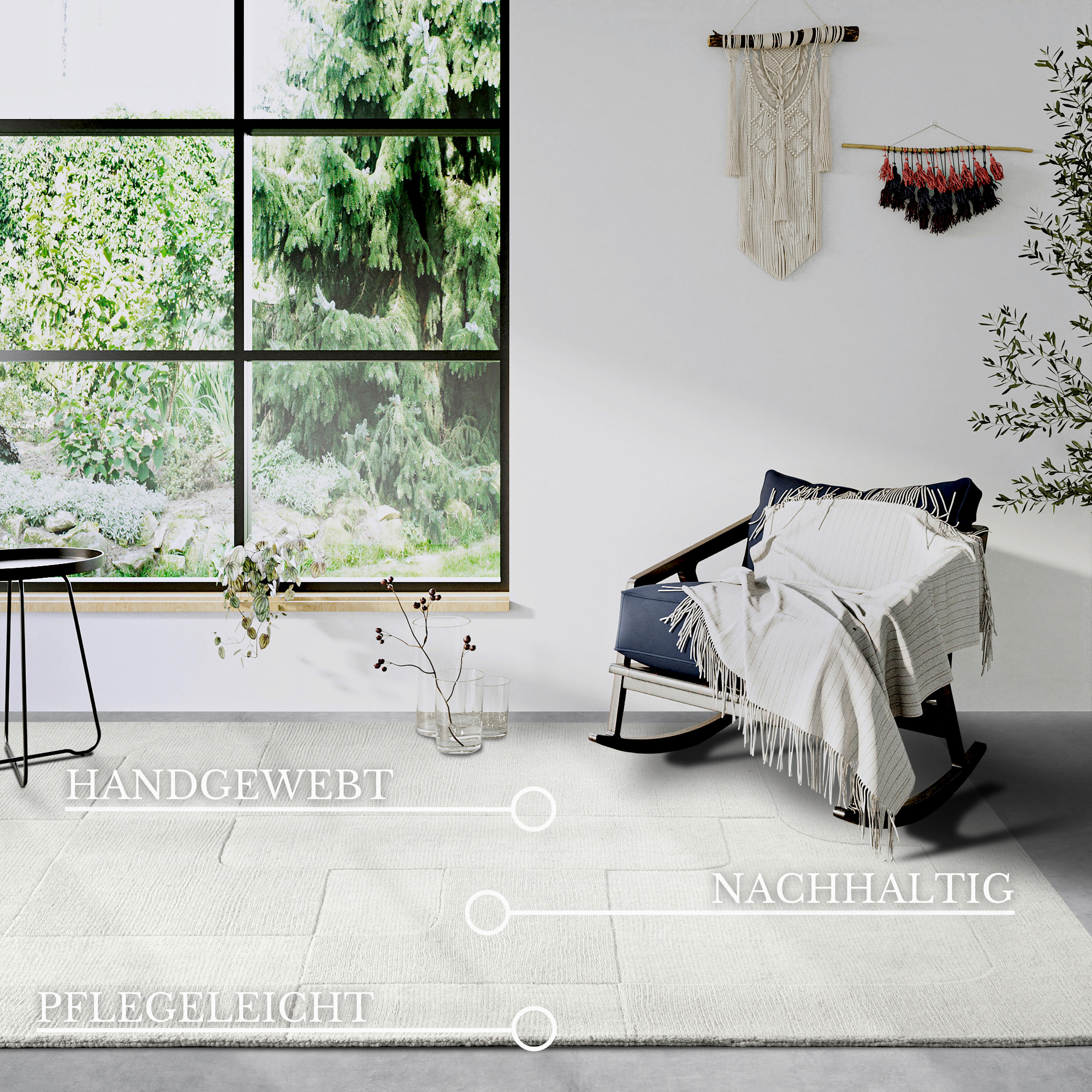 HANDWEBTEPPICH 190/280 cm Kollektion 1906 Creme  - Creme, Design, Textil (190/280cm) - Villeroy & Boch