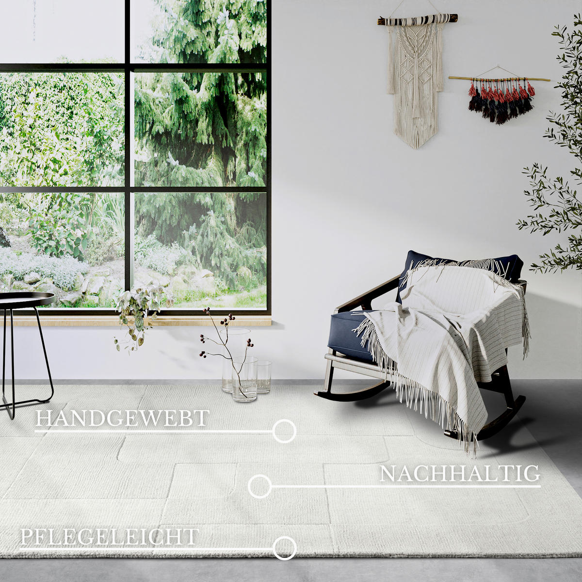 HANDWEBTEPPICH 190/280 cm Kollektion 1906 Creme  - Creme, Design, Textil (190/280cm) - Villeroy & Boch