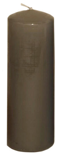 STUMPENKERZE 6,7/20 cm  - Grau, Basics (6,7/20cm) - Steinhart