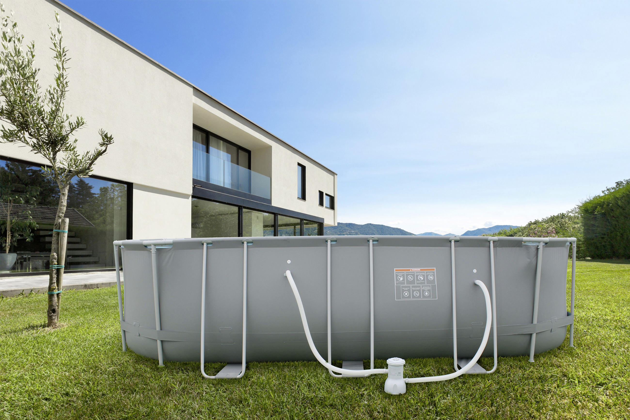 POOL-SET LAMAR 274 549/274/122 cm  - KONVENTIONELL, Kunststoff/Metall (549/274/122cm)