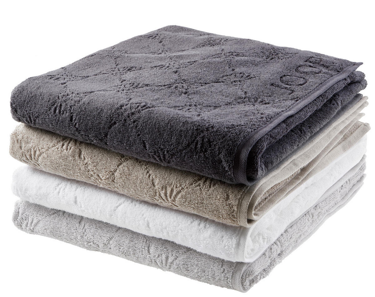 DUSCHTUCH Uni Cornflower 80/150 cm  - Sandfarben, Design, Textil (80/150cm) - Joop!