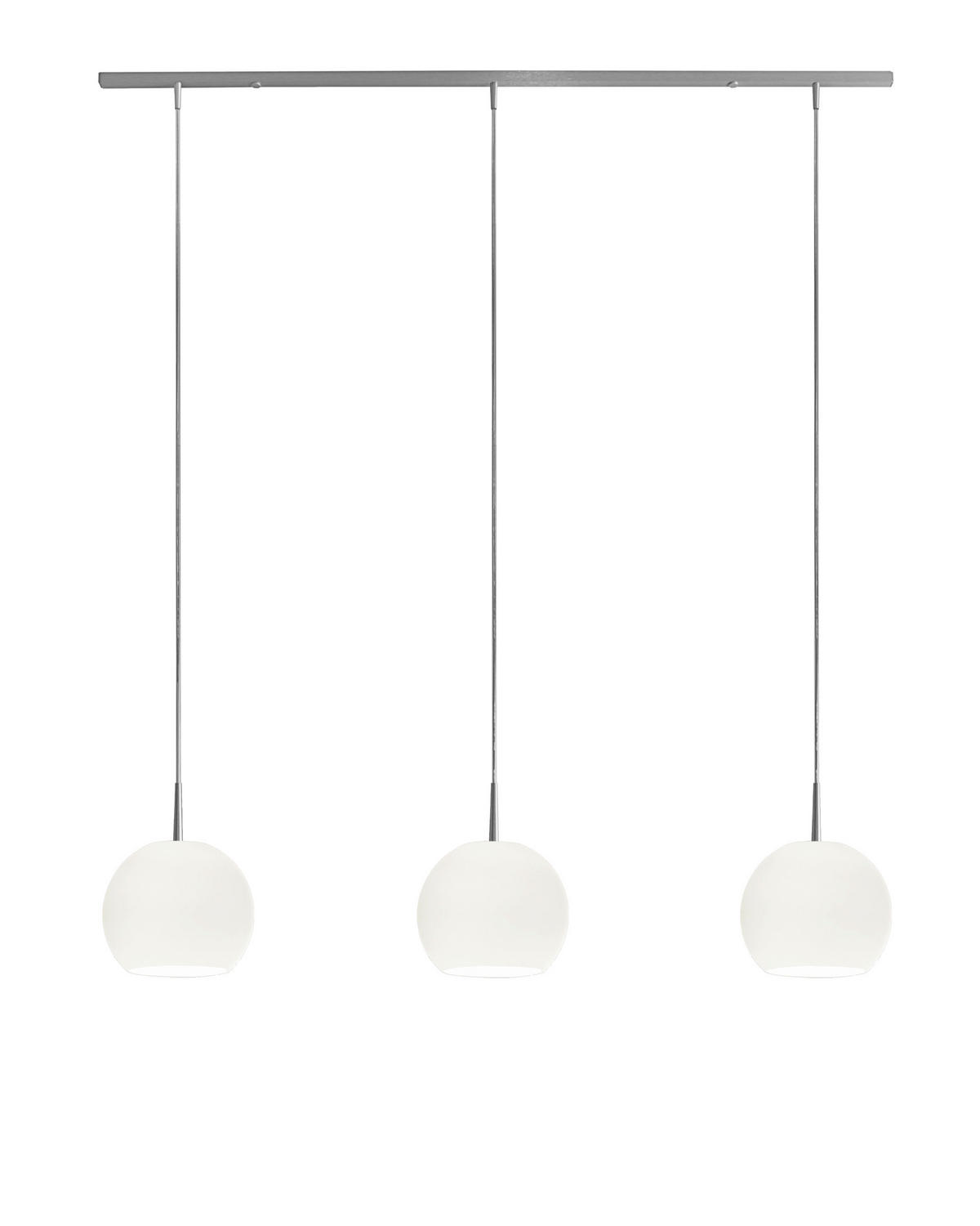 HÄNGELEUCHTE BALL 100/150/19 cm   - Weiß, Basics, Glas (100/150/19cm)