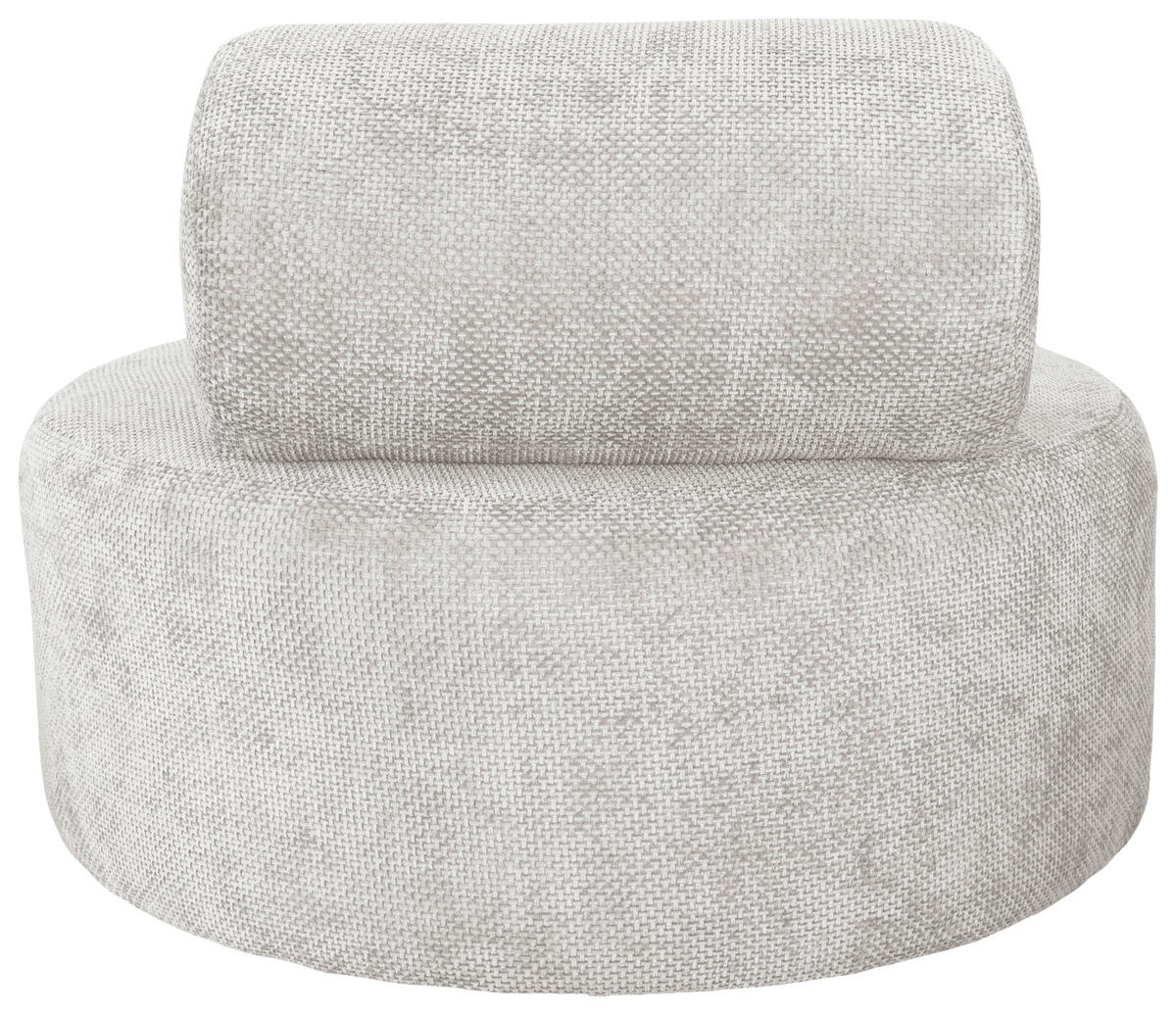SESSEL in Struktur Weiß  - Schwarz/Weiß, Basics, Textil/Metall (88/70/88cm) - Livetastic