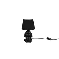 NAMIZNA SVETILKA  Nilson      17/27,5 cm       - črna, Basics, tekstil/keramika (17/27,5cm)