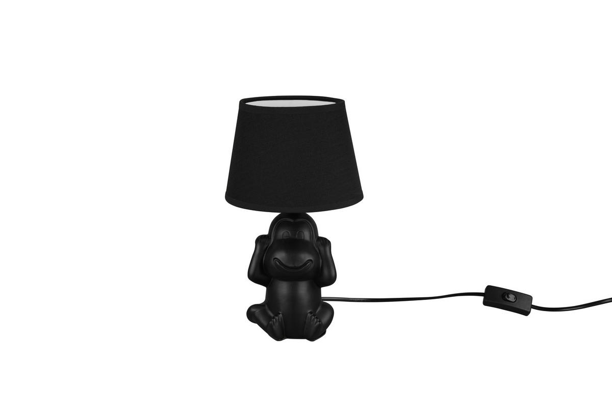 NAMIZNA SVETILKA  Nilson      17/27,5 cm       - črna, Basics, tekstil/keramika (17/27,5cm)