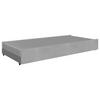 BETTKASTEN  in Grau, Weiss  - Weiss/Grau, Konventionell, Holzwerkstoff (94/27/199cm) - Carryhome