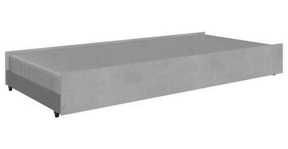 BETTKASTEN Grau, Weiß - Weiß/Grau, KONVENTIONELL, Holzwerkstoff (94/27/199cm) - Carryhome