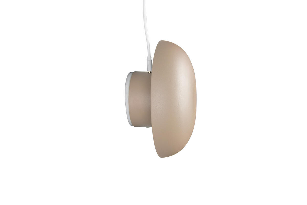 LED-WANDLEUCHTE - Beige, Design, Metall (15,5/8,4cm)