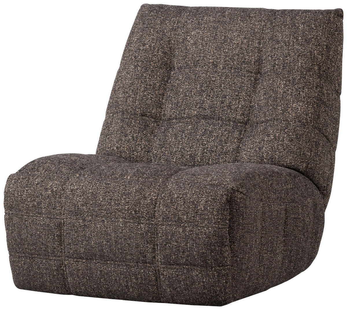 RELAXSESSEL in Textil Anthrazit  - Anthrazit, Design, Textil (98/94/83cm) - Livetastic