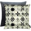 KISSENHÜLLE Unique 46/46 cm  - Schwarz/Naturfarben, Basics, Textil (46/46cm) - Ambiente