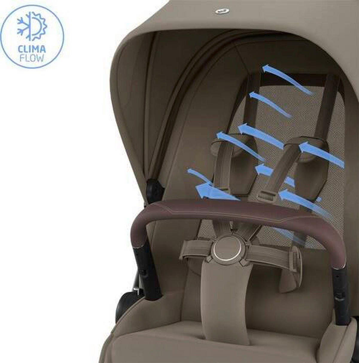 KINDERWAGENSET  Fame Bundle  Oak Truffle  - Braun, Basics, Kunststoff/Textil - Maxi-Cosi