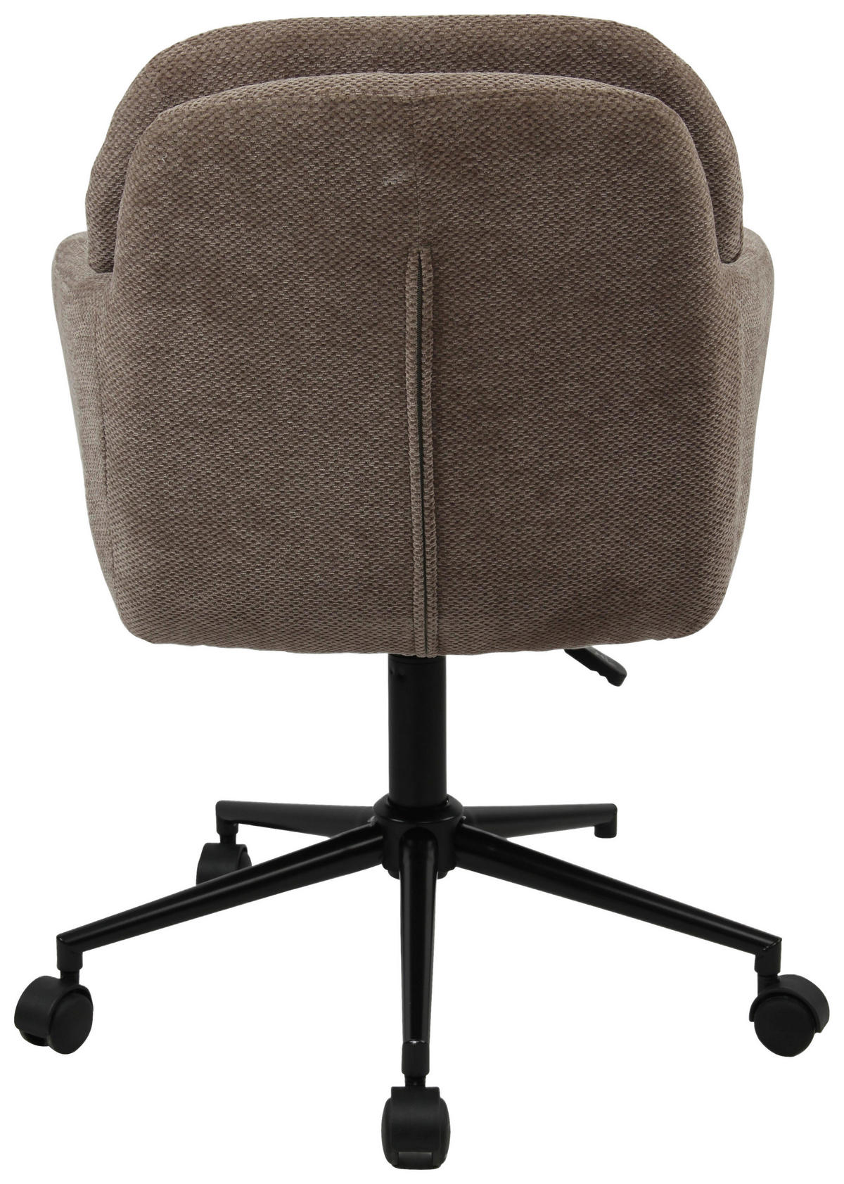 DREHSTUHL  in Webstoff Braun  - Schwarz/Braun, Modern, Kunststoff/Textil (55/85-95/60cm) - MID.YOU