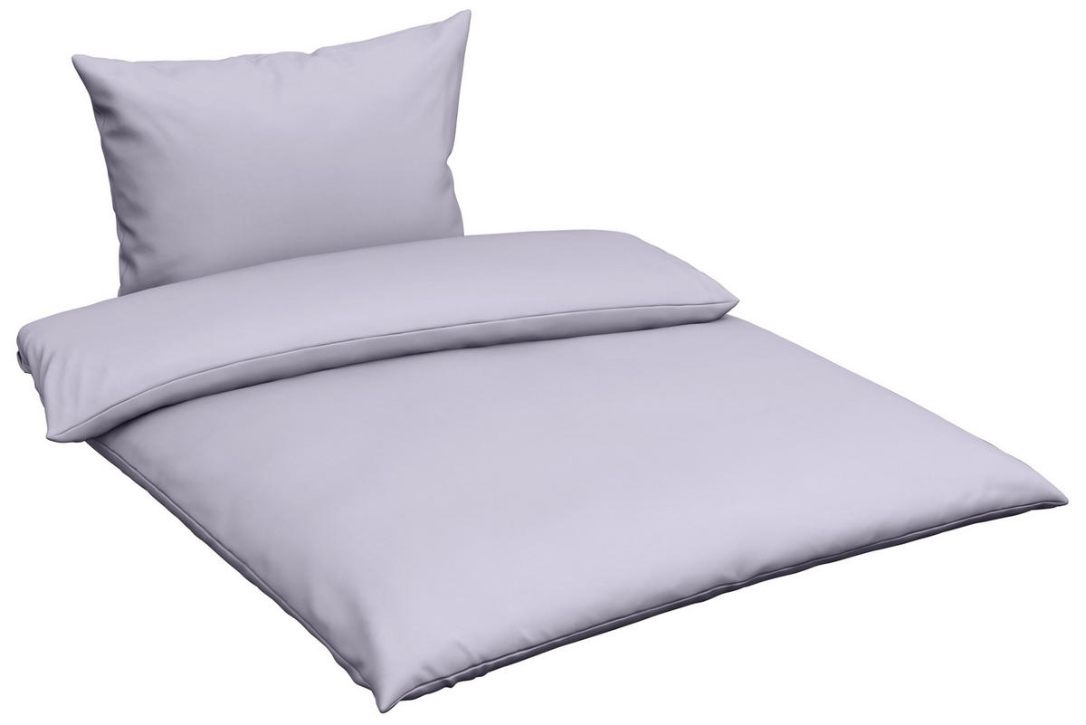 POSTELJINA TANJA 140/200 cm saten lila  - lila, Osnovno, tekstil (140/200cm) - Novel