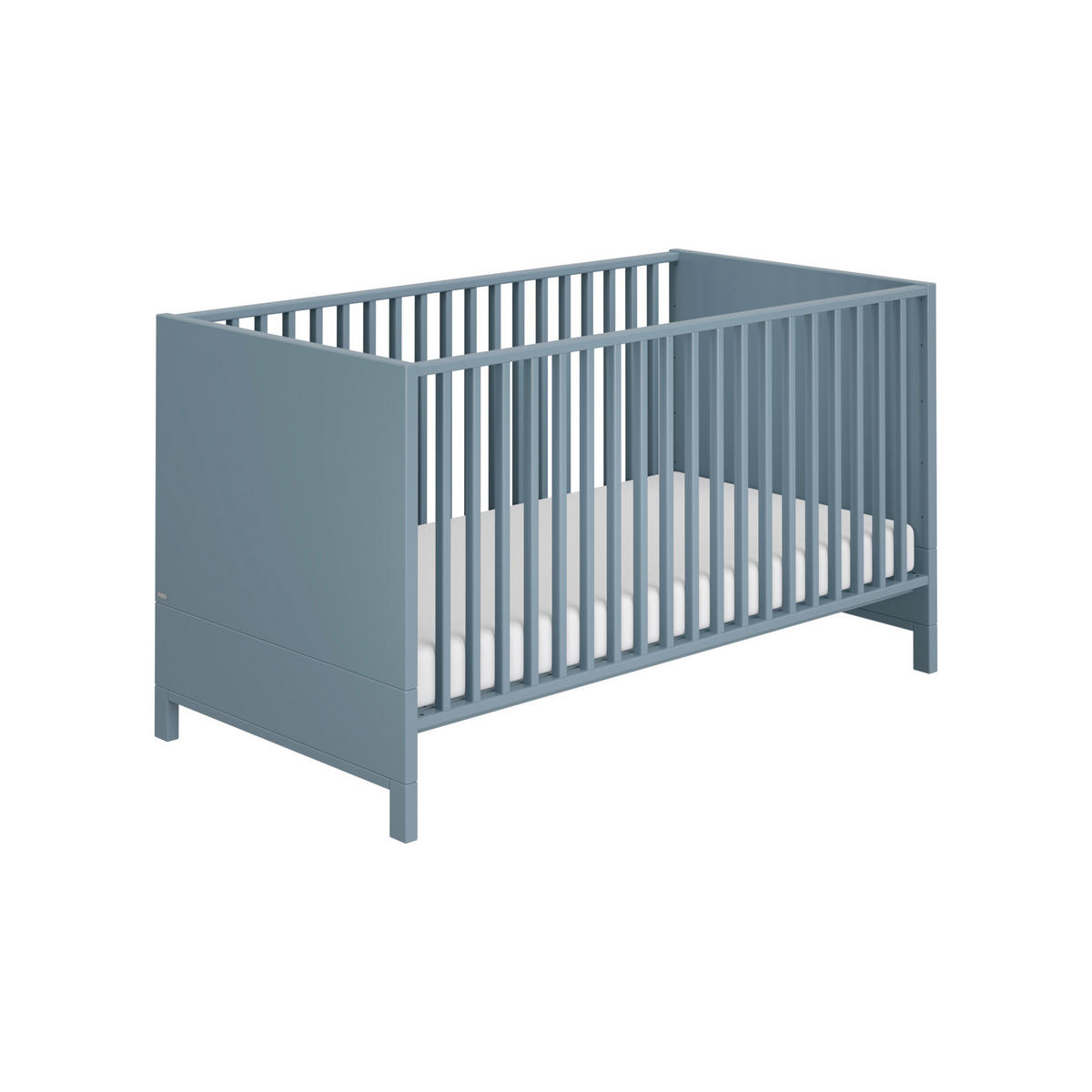 GITTERBETT Olli Babybett 144,6/76,3/81,3 cm  - Blau, Basics, Holz/Holzwerkstoff (144,6/76,3/81,3cm) - Paidi