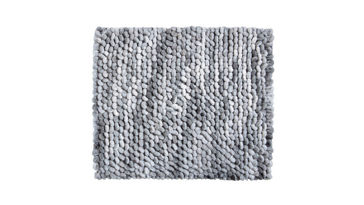 BIDET-VORLEGER Grau 50/60 cm  - Grau, KONVENTIONELL, Kunststoff/Textil (50/60cm) - Grund