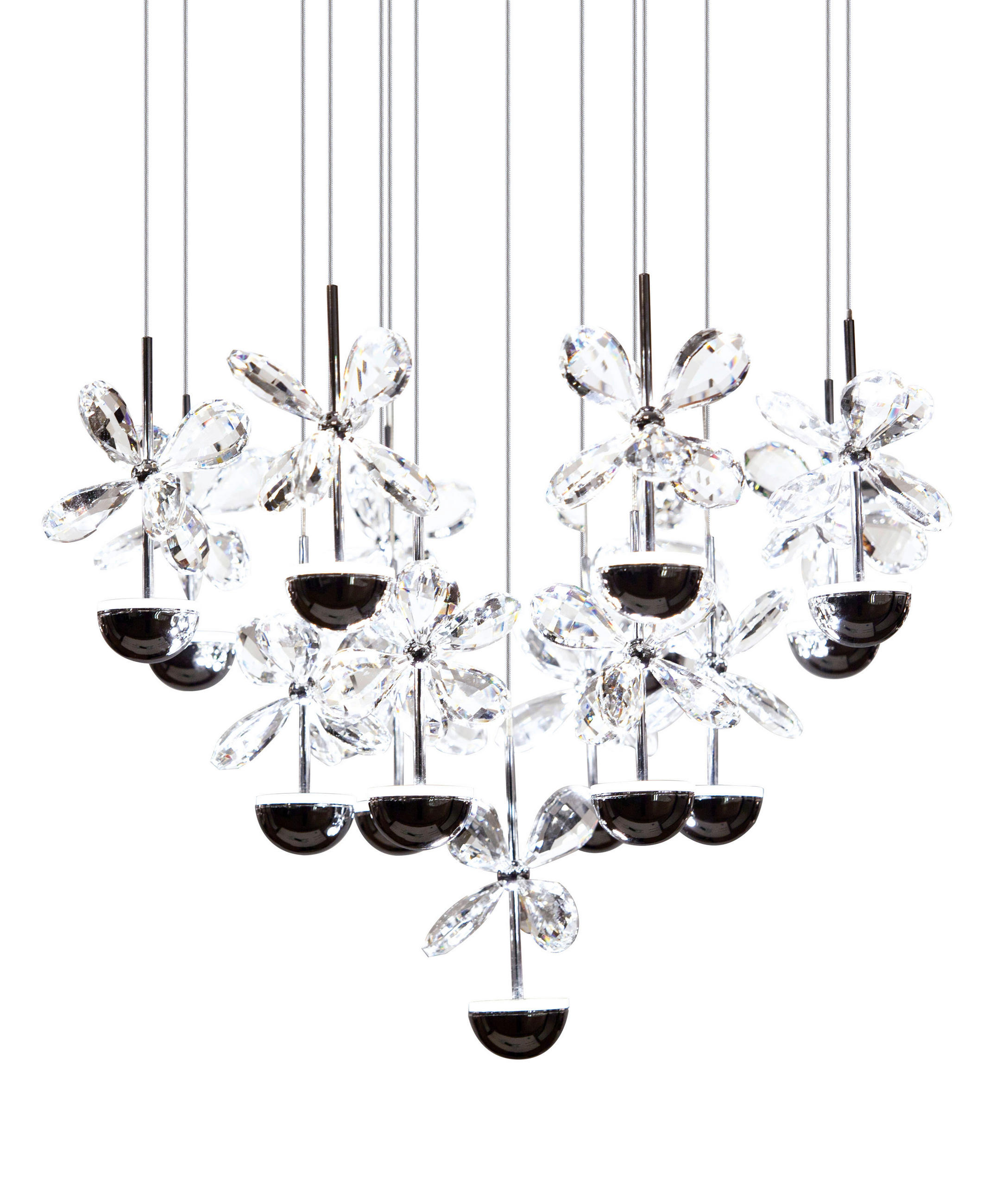 HÄNGELEUCHTE    - Klar/Chromfarben, Lifestyle, Metall (50/110kg) - Eglo