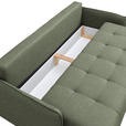 SCHLAFSOFA  in Chenille Grün  - Buchefarben/Grün, Design, Holz/Textil (217/97/101cm) - Carryhome