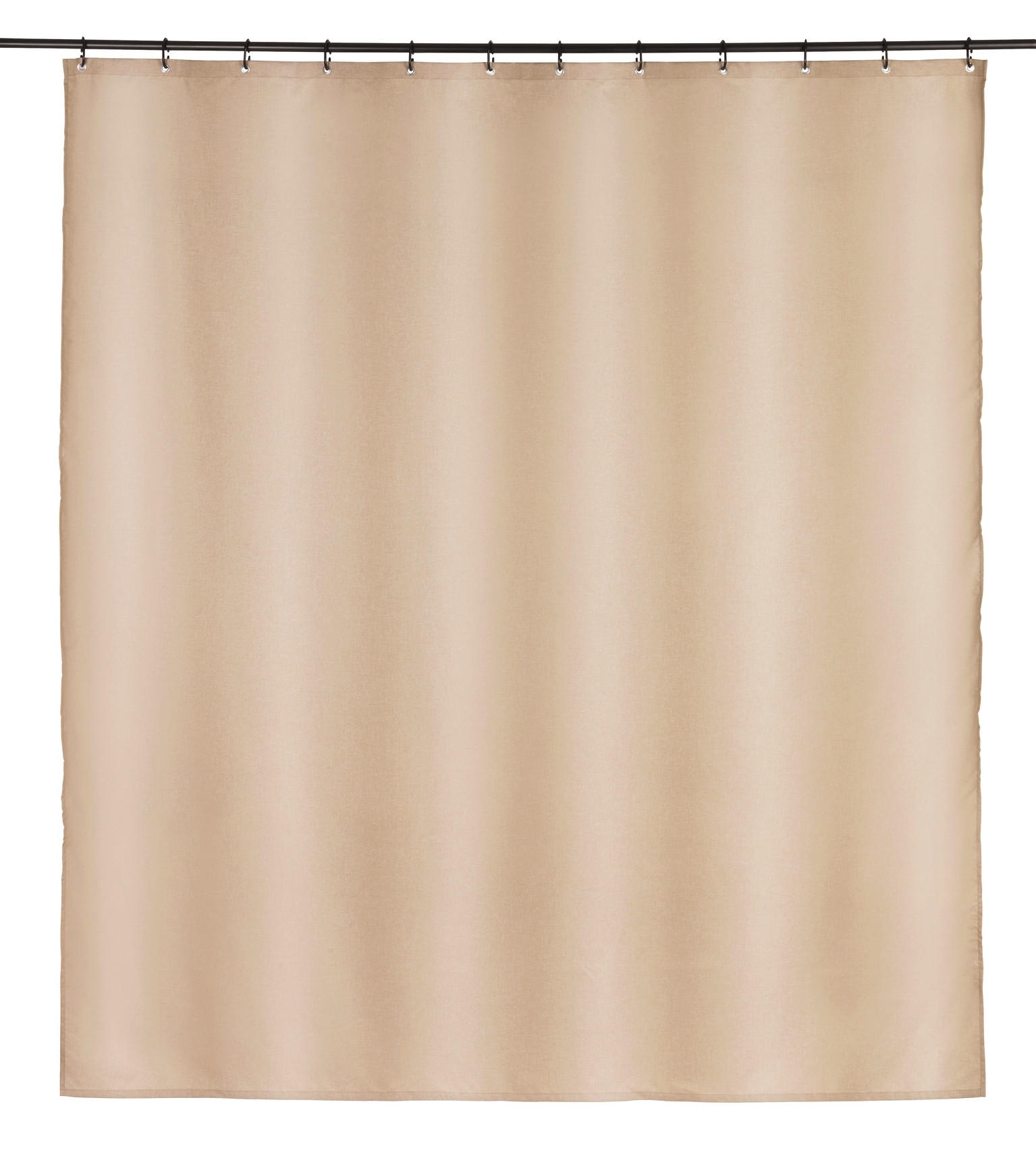 DUSCHVORHANG MAYOUR GRS PES 180/200 cm  - Beige, KONVENTIONELL, Kunststoff/Textil (180/200cm) - Schöner Wohnen