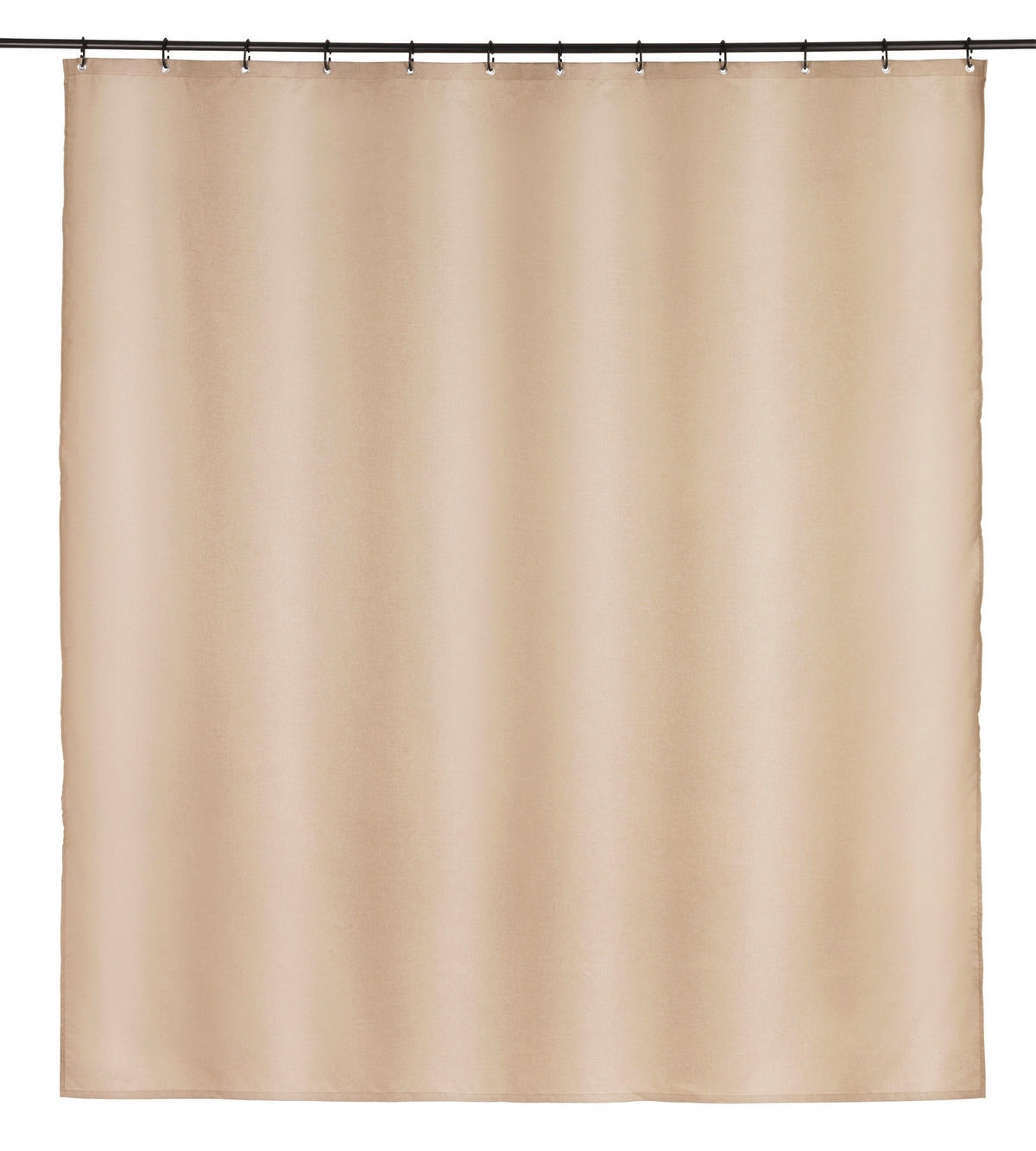 DUSCHVORHANG MAYOUR GRS PES 180/200 cm  - Beige, KONVENTIONELL, Kunststoff/Textil (180/200cm) - Schöner Wohnen