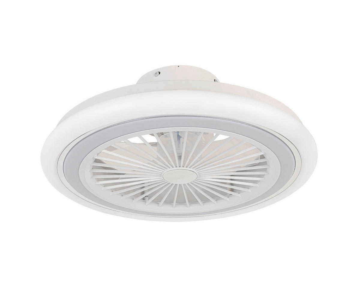 PLAFONSKI VENTILATOR   - providno/boja hroma, Osnovno, plastika (49/19cm) - Mican