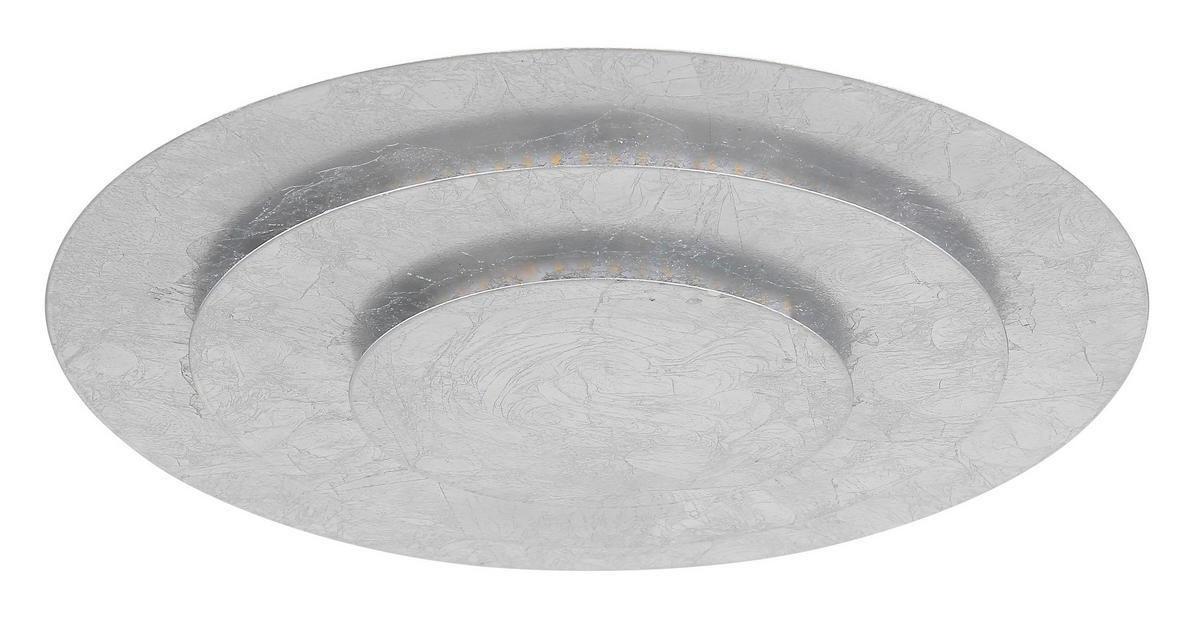 STROPNÍ LED SVÍTIDLO, 35/7 cm  - barvy stříbra, Design, kov (35/7cm) - Globo