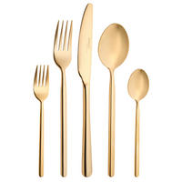 BESTECK-SET Glam Chic 30-teilig Edelstahl  6 Personen  - Goldfarben, Design, Metall - Homeware Profession.