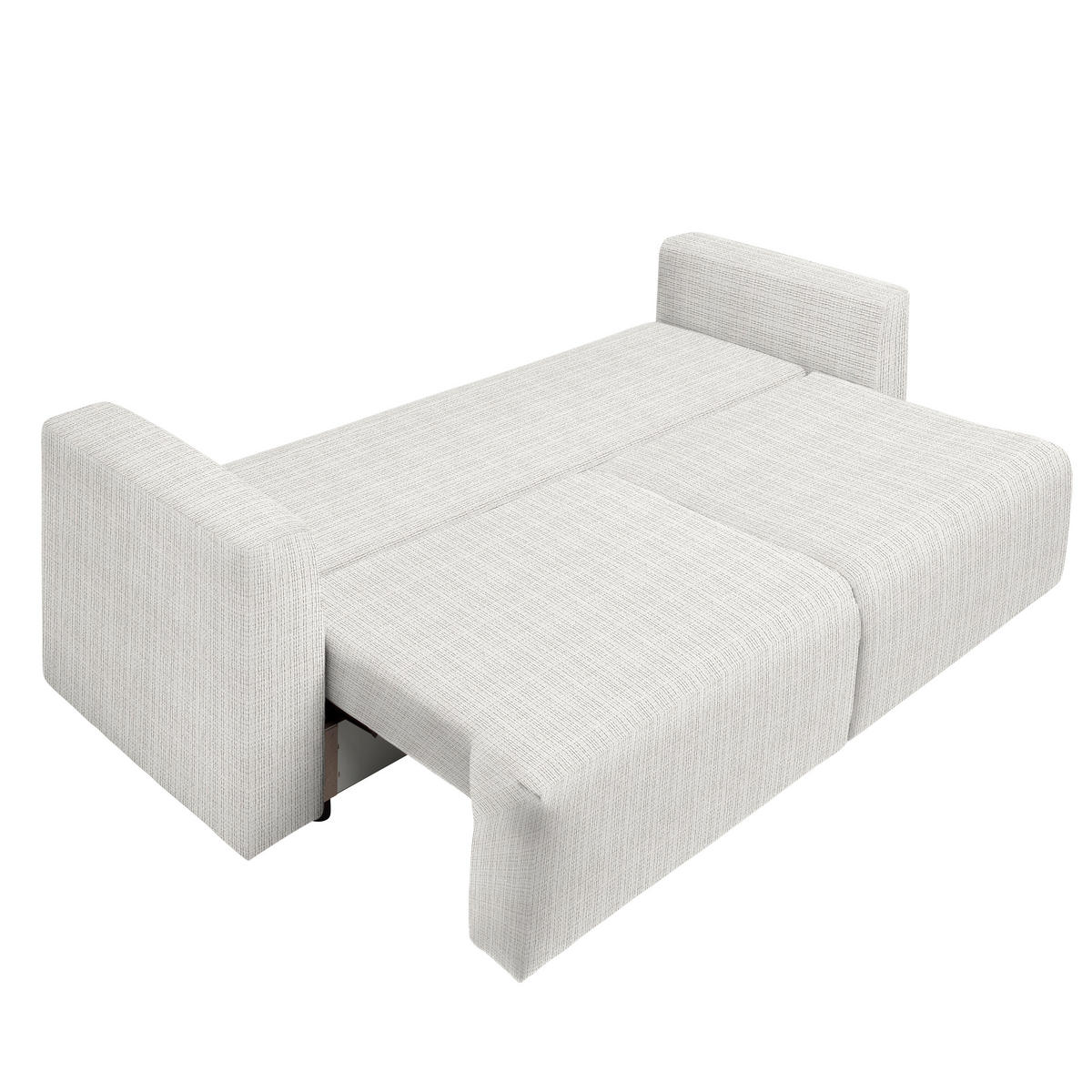 SCHLAFSOFA  mit Stoffauswahl, Schlafen auf Sitzhöhe, Rücken echt Cord Beige  - Beige/Schwarz, Design, Kunststoff/Textil (250/92/105cm) - Carryhome