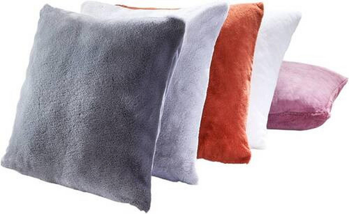 POTAH NA POLŠTÁŘ  48/48 cm - barvy stříbra, Design, textil (48/48cm) - Novel