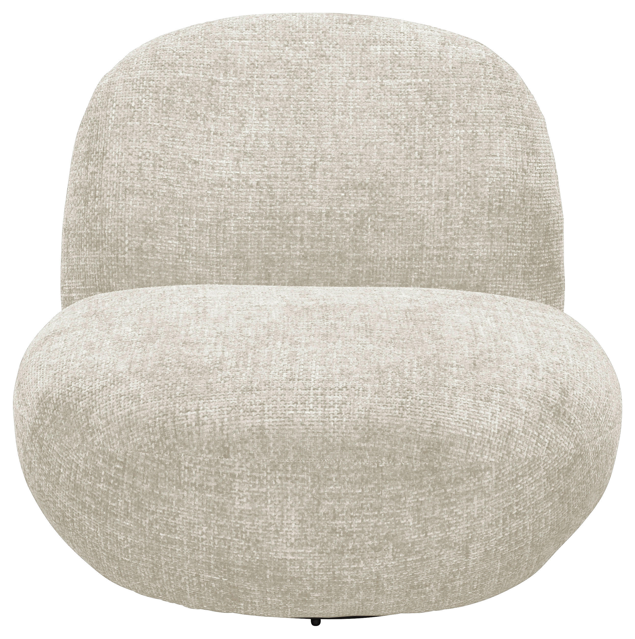 SESSEL in Webstoff Beige  - Beige/Schwarz, MODERN, Textil/Metall (85/70/99cm) - MID.YOU