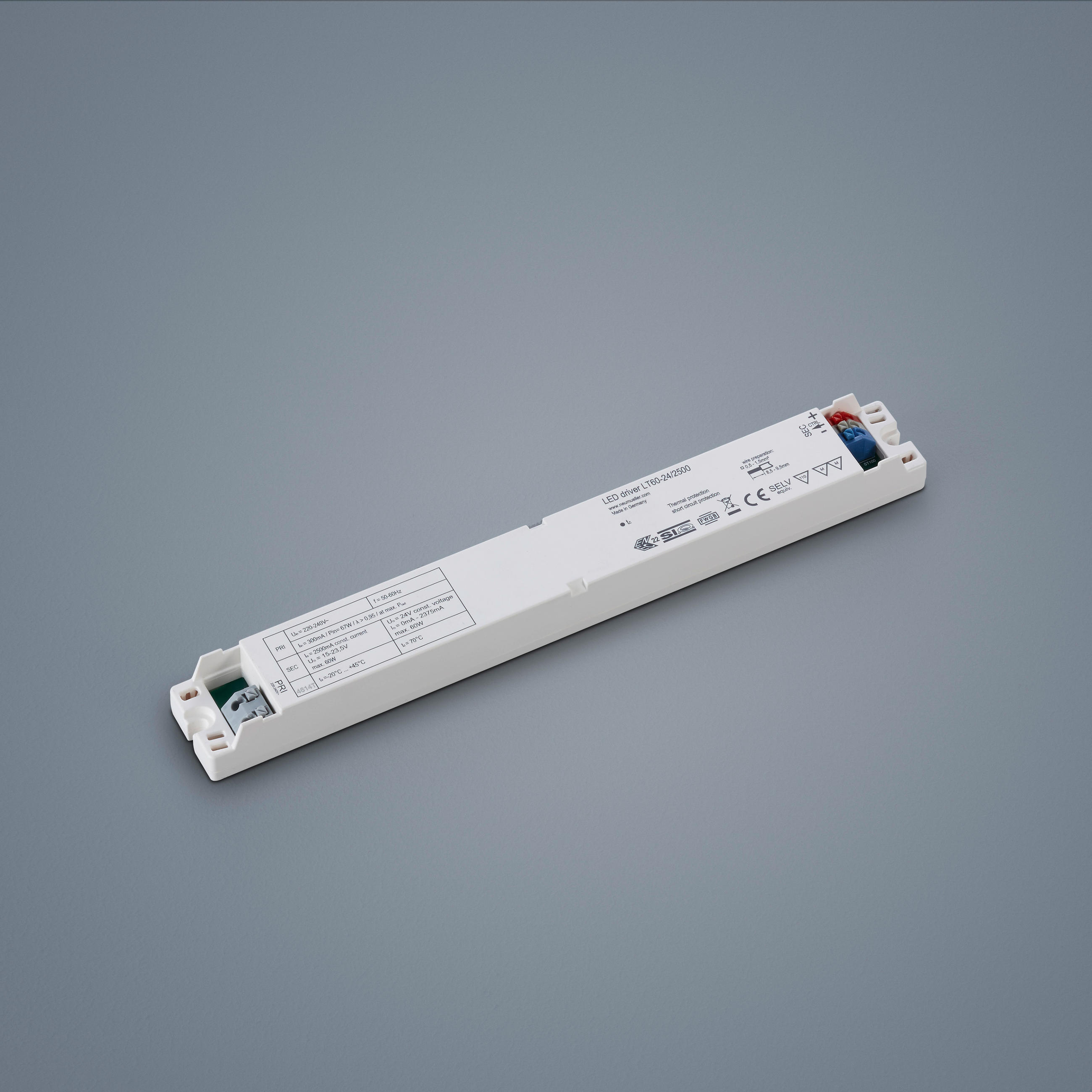 DECKENLEUCHTE 30,5/3/2 cm   - Basics, Metall (30,5/3/2cm) - Helestra