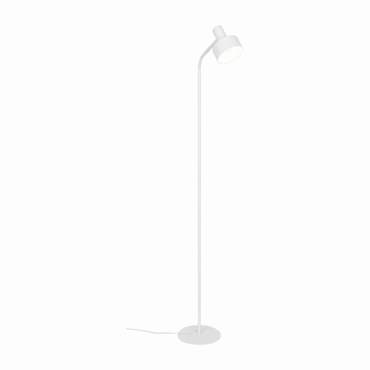 STEHLEUCHTE Matis 22/160/12,5 cm  - Schwarz/Weiß, Design, Metall (22/160/12,5cm) - Nordlux