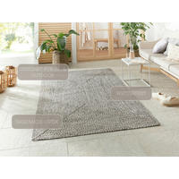OUTDOORTEPPICH für Terrasse und Balkon 200/290 cm Braided Multicolor, Greige  - Greige/Multicolor, Design, Kunststoff (200/290cm) - Hanse Home