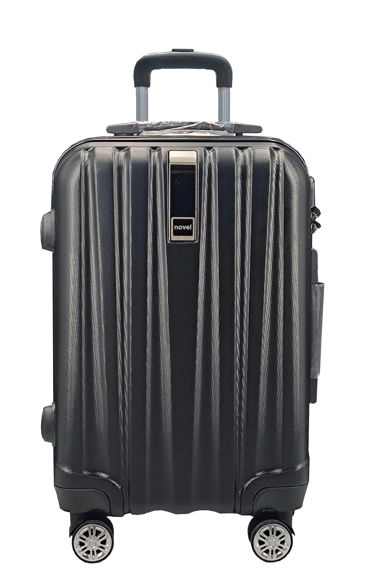 CESTOVNÝ KUFOR 90 l - čierna, Basics, kov/plast (48/77/29cm) - Novel