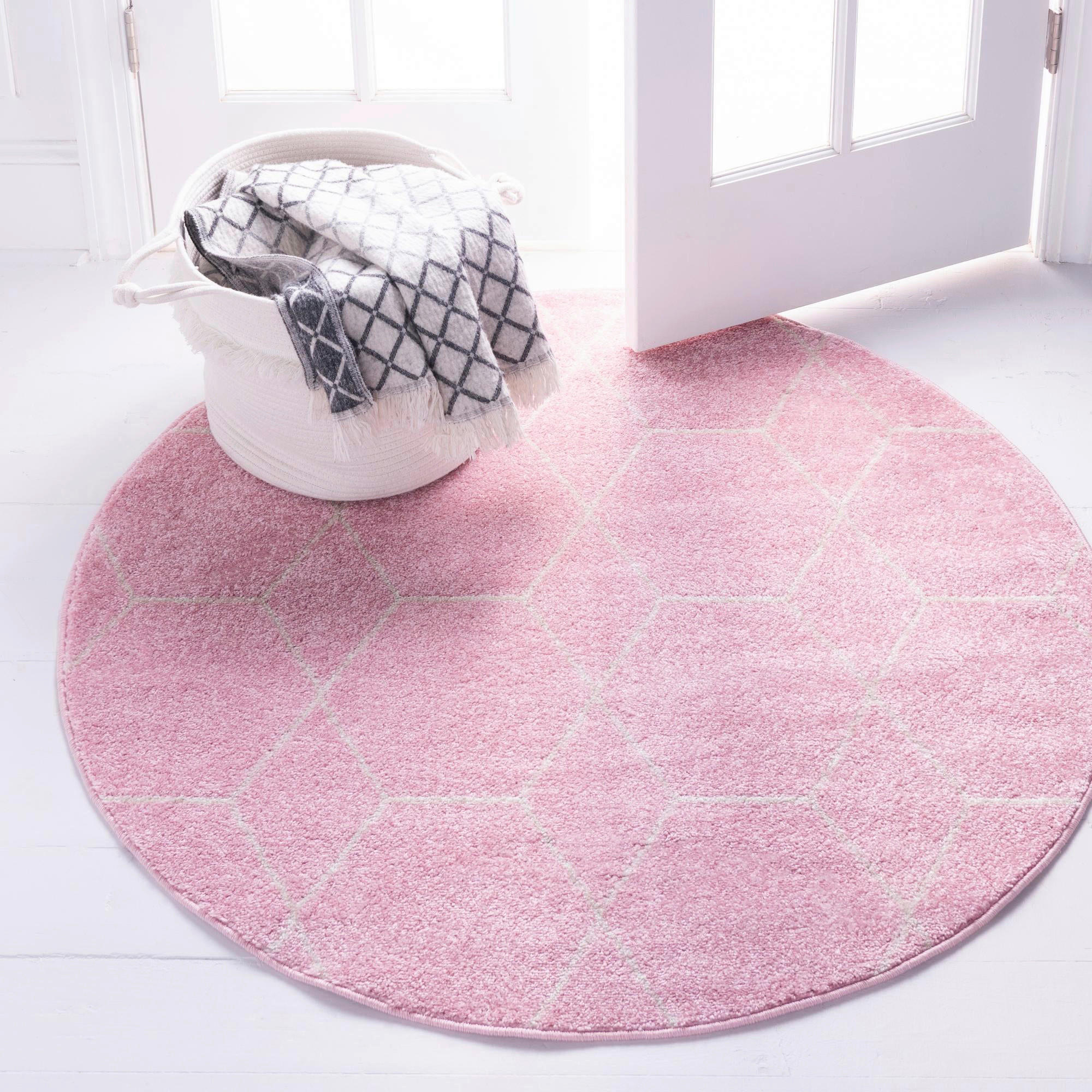 WEBTEPPICH   Rosa   - Rosa, Basics, Textil (120cm)