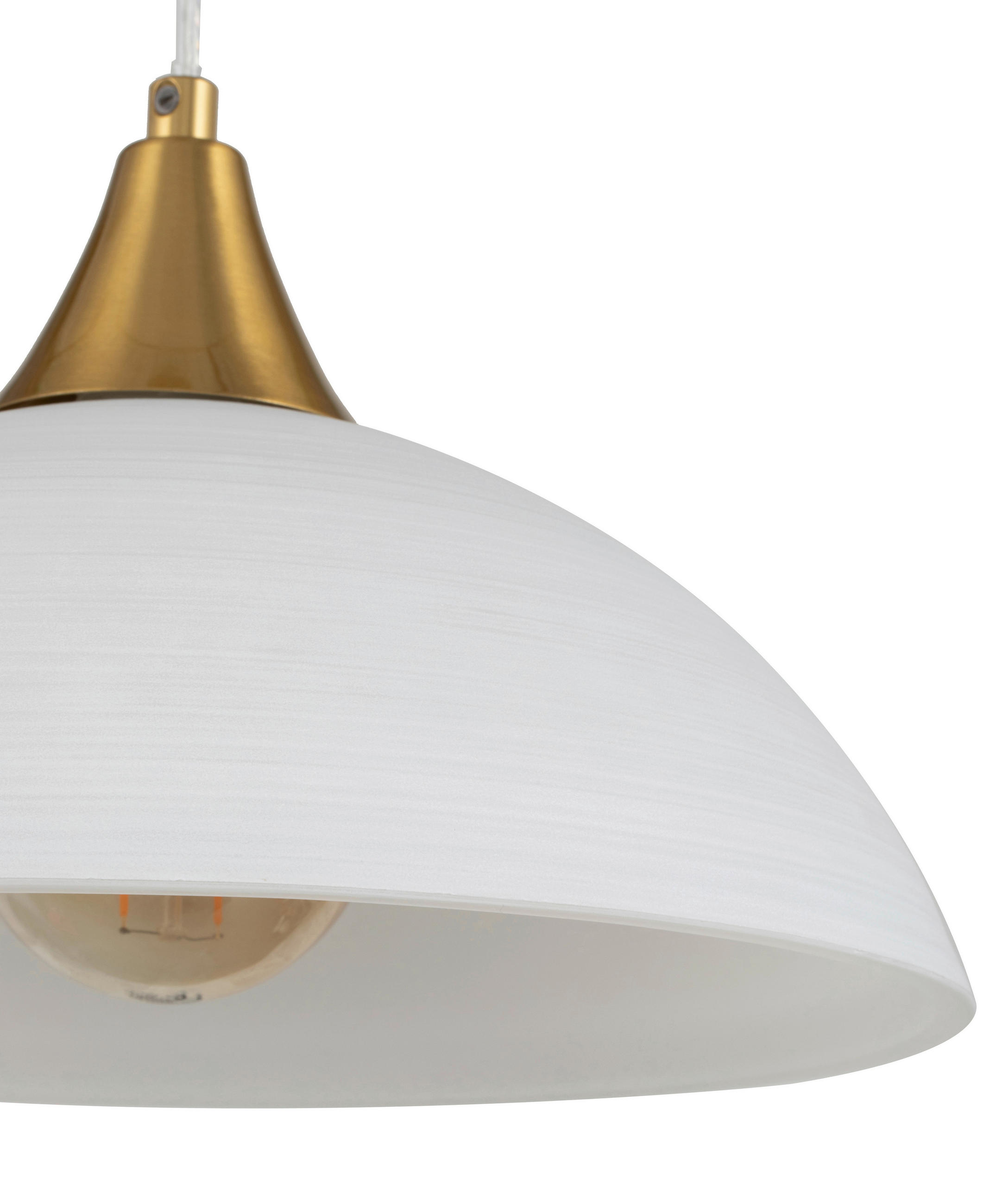 HÄNGELEUCHTE 66/150 cm   - Weiß, Trend, Glas/Metall (66/150cm) - Novel