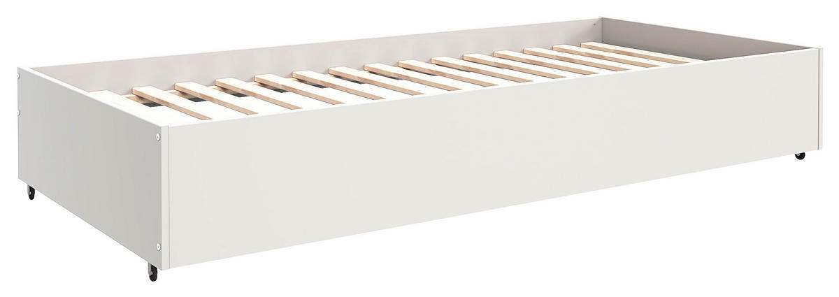 AUSZIEHBETT 90/200 cm,  in Kaschmir, Bettschublade, Lattenrost für Zusatzbett, Lattenrost für Hauptbett  - Kaschmir/Naturfarben, MODERN, Holz/Holzwerkstoff (90/200cm) - MID.YOU