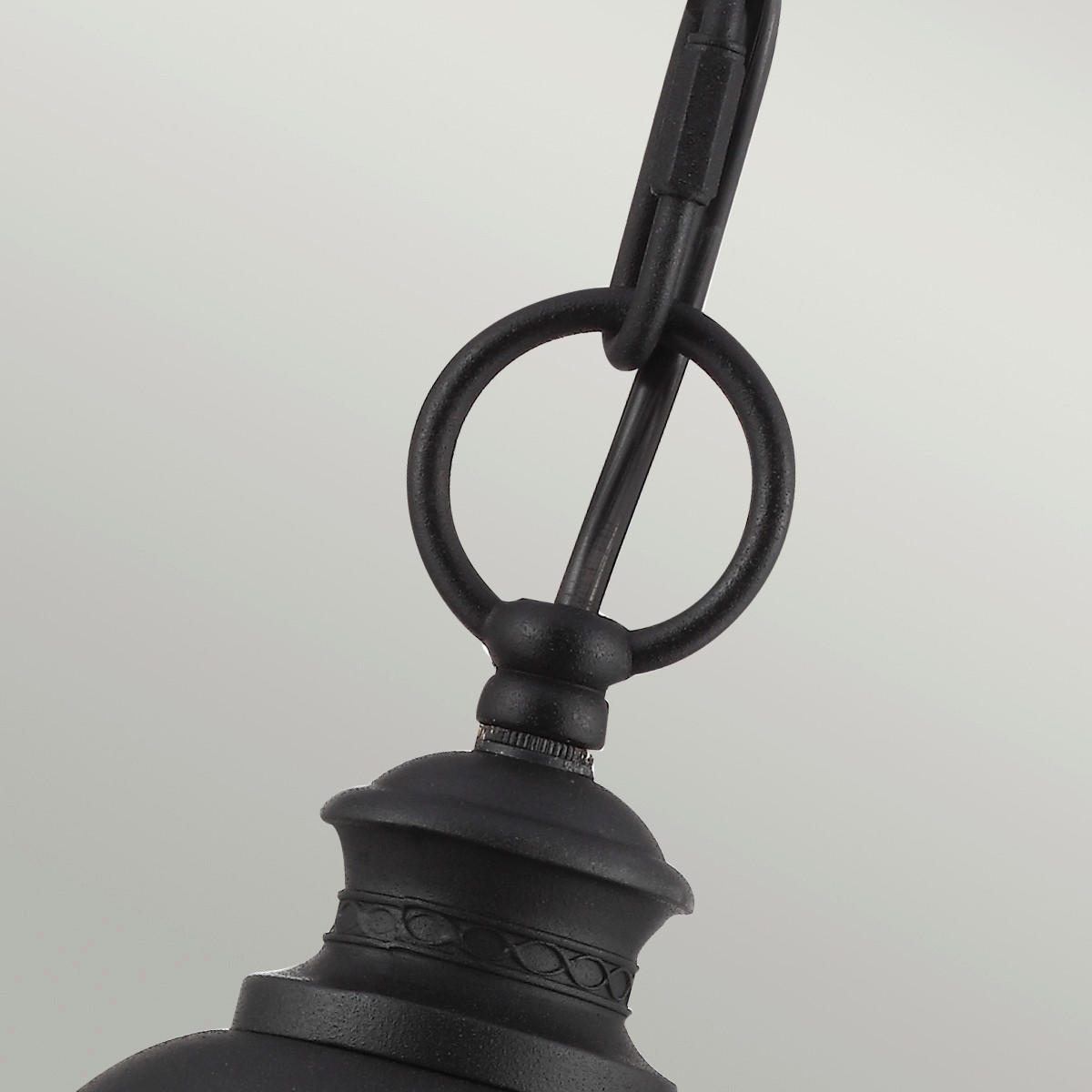 AUSSENHÄNGELEUCHTE 26.7/68 cm  - Schwarz, Basics, Glas/Metall (26.7/68cm) - Elstead Lighting