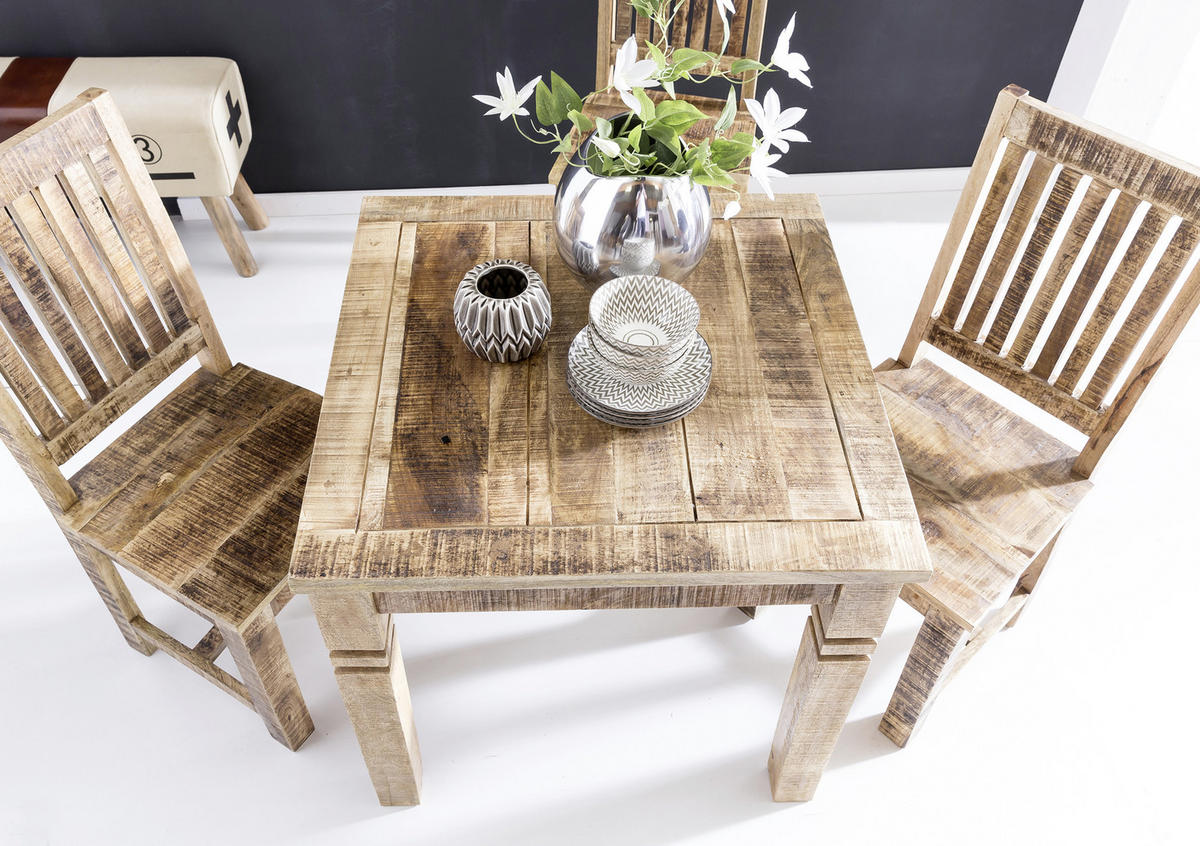 ESSTISCH in Holz 80/80/76 cm  - Braun, MODERN, Holz (80/80/76cm) - MID.YOU