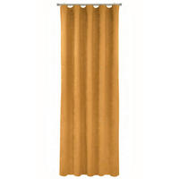 KÉSZFÜGGÖNY sötétítő  - sárga, Basics, textil (140/250cm)