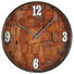 Wanduhr 41 cm - Silberfarben/Naturfarben, Basics, Glas/Holz (41cm) - Ambia Home Wanduhr 41 cm - Silberfarben/Naturfarben, Basics, Glas/Holz (41cm) - Ambia Home