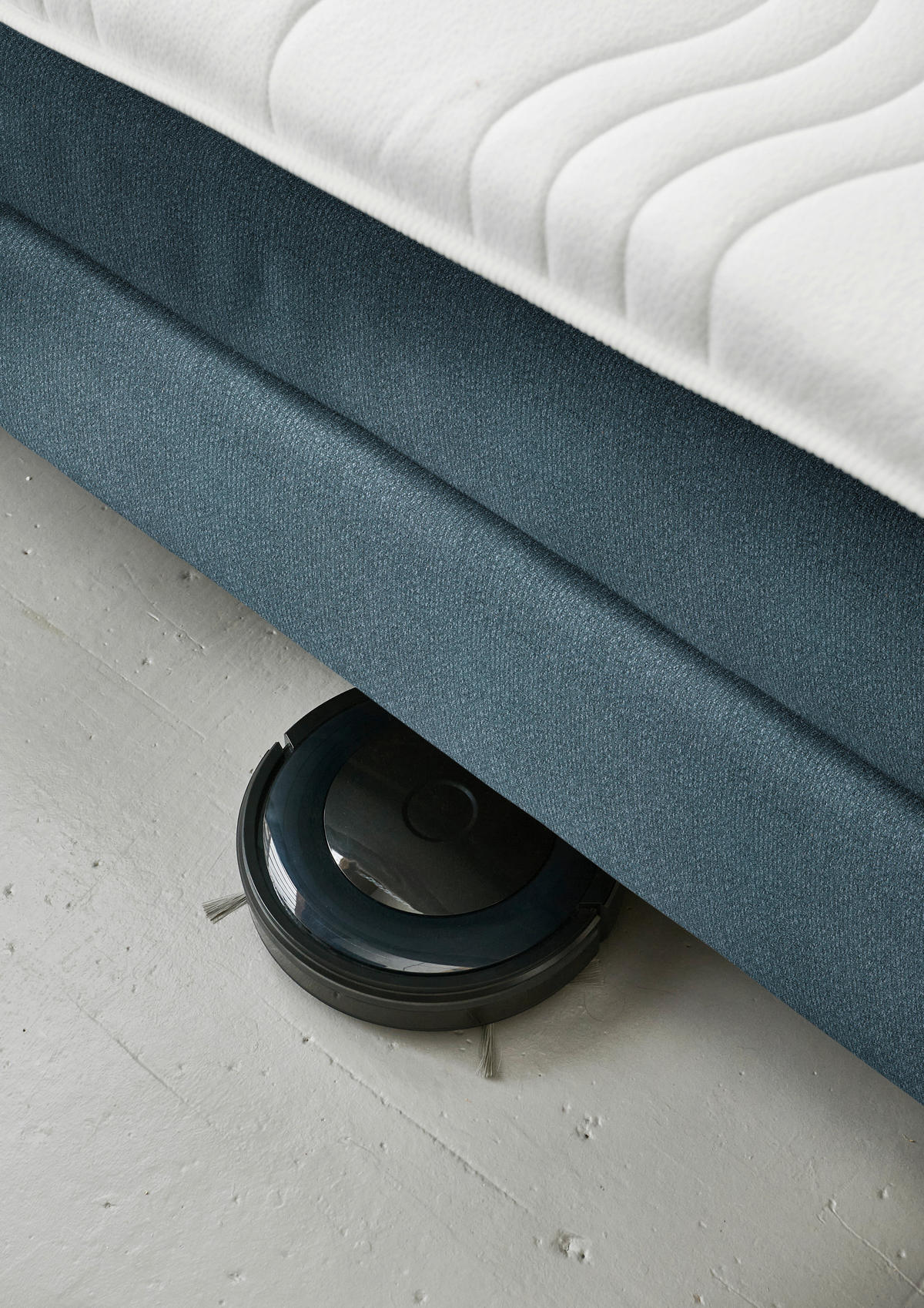 BOXSPRINGBETT - Blau/Schwarz, MODERN, Kunststoff/Textil (180/200cm) - Beldomo - Sleep