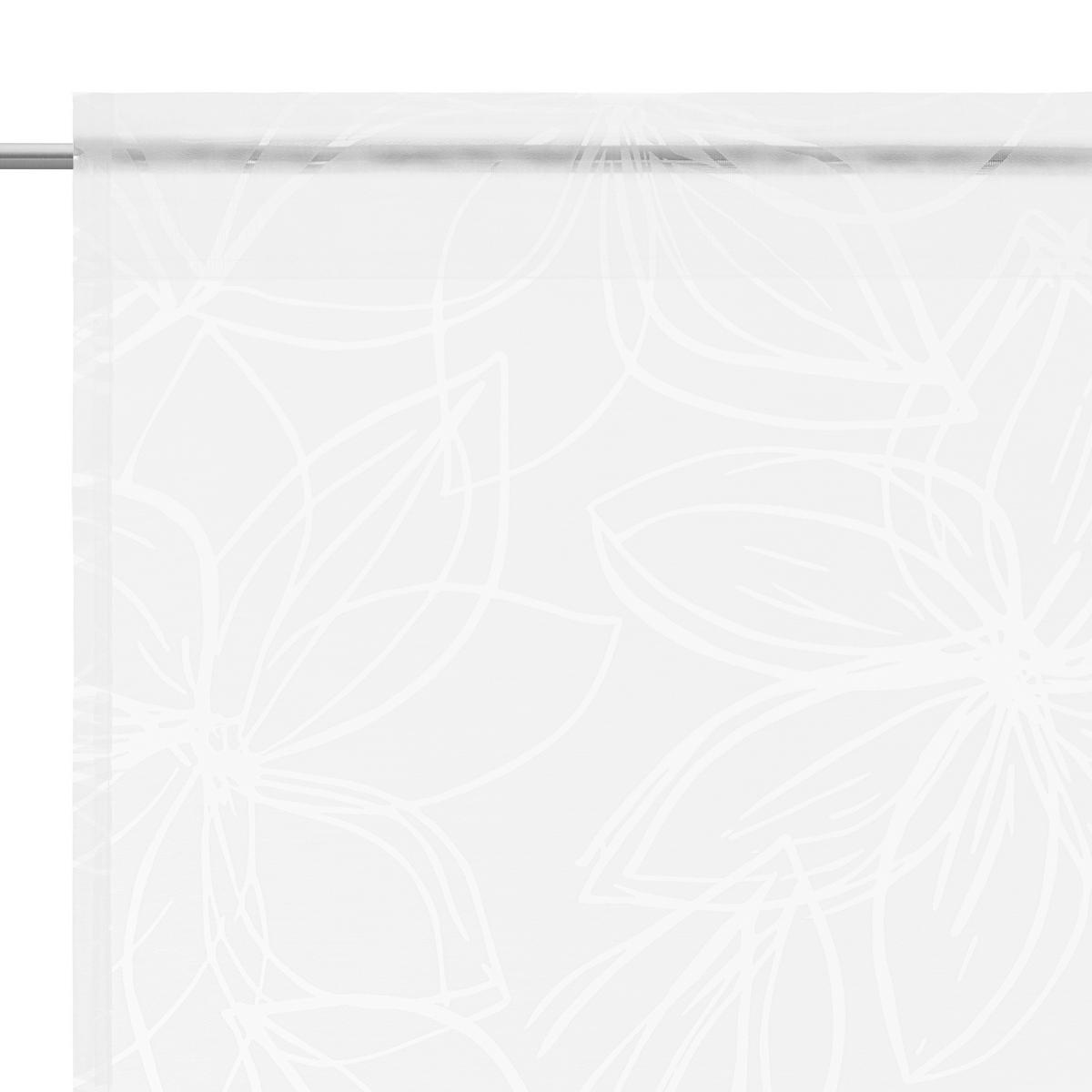 FERTIGVORHANG halbtransparent  - Weiß, KONVENTIONELL, Textil (140/245cm) - Esposa