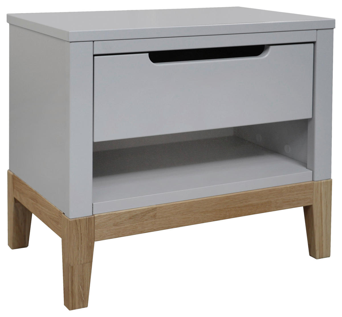 NACHTSCHRANK 50/45/31 cm Eiche massiv  - Holz/Holzwerkstoff (50/45/31cm) - Stylife