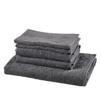 SADA RUČNÍKŮ A OSUŠEK, antracitová, šedá - šedá/antracitová, Basics, textil - Joop!