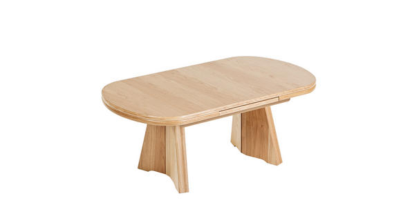 COUCHTISCH in Holz, Metall, Holzwerkstoff 125-165,5/71/54-73 cm  - Eichefarben, KONVENTIONELL, Holz/Holzwerkstoff (125-165,5/71/54-73cm) - Venda