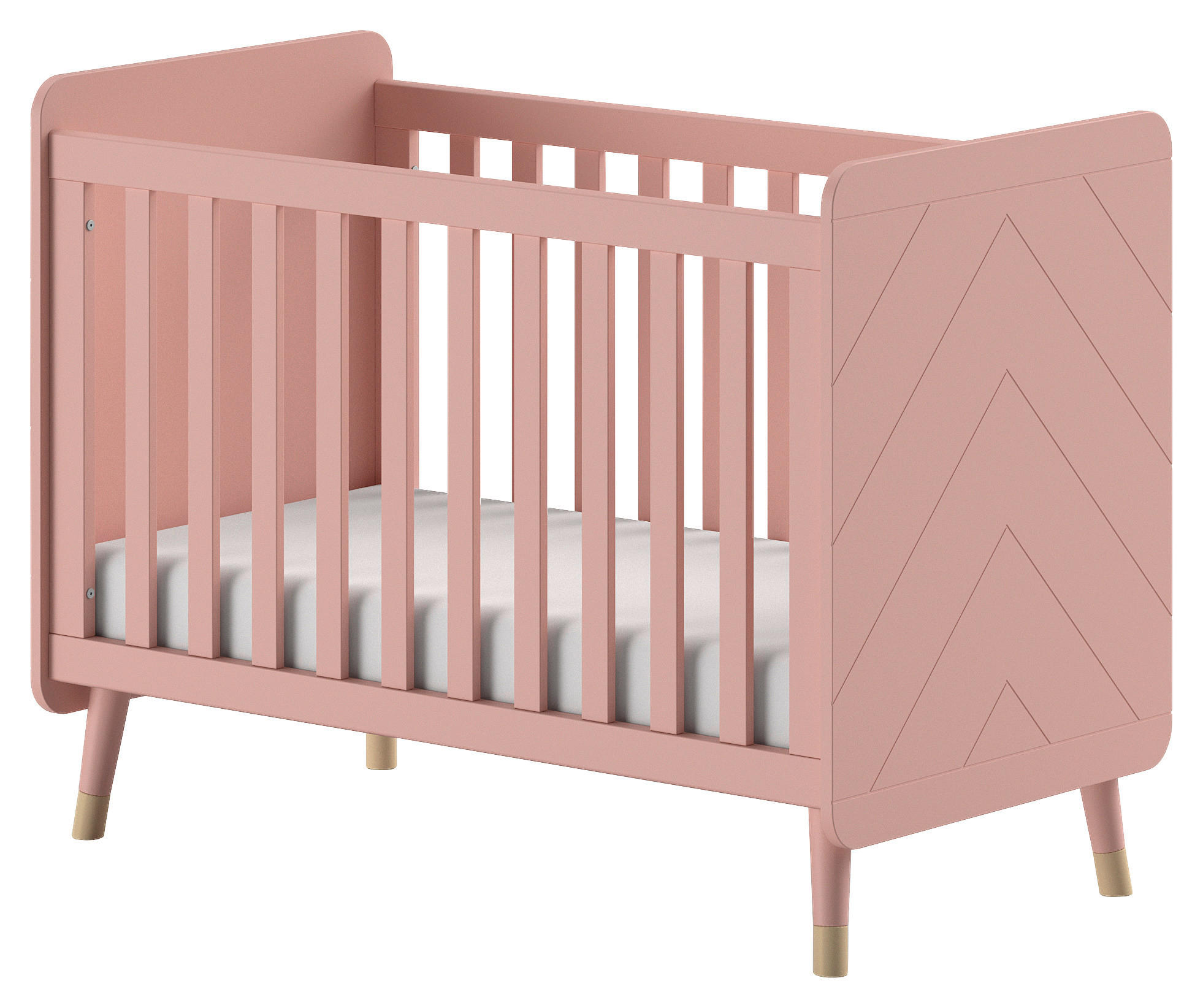 GITTERBETT 60/120 cm - Rosa, MODERN, Holzwerkstoff (60/120cm) - MID.YOU