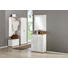 KOMMODE 76/91/38 cm - Eichefarben/Silberfarben, LIFESTYLE, Holzwerkstoff/Kunststoff (76/91/38cm) - Xora KOMMODE 76/91/38 cm - Eichefarben/Silberfarben, LIFESTYLE, Holzwerkstoff/Kunststoff (76/91/38cm) - Xora